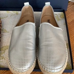 Mesh silver espadrilles from 🎯